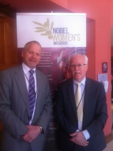 Peace People Chair Person & Trevor Ringland attend Nobel Women's Initiative Conference